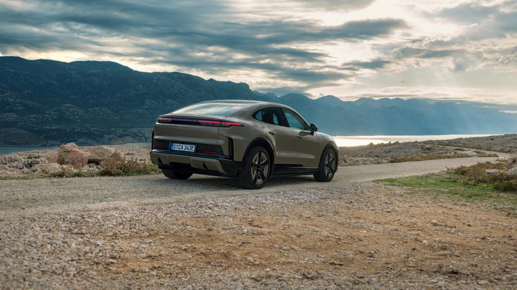 Despite its dramatic silhouette, the Cayenne Coupé Electric remains surprisingly practical.