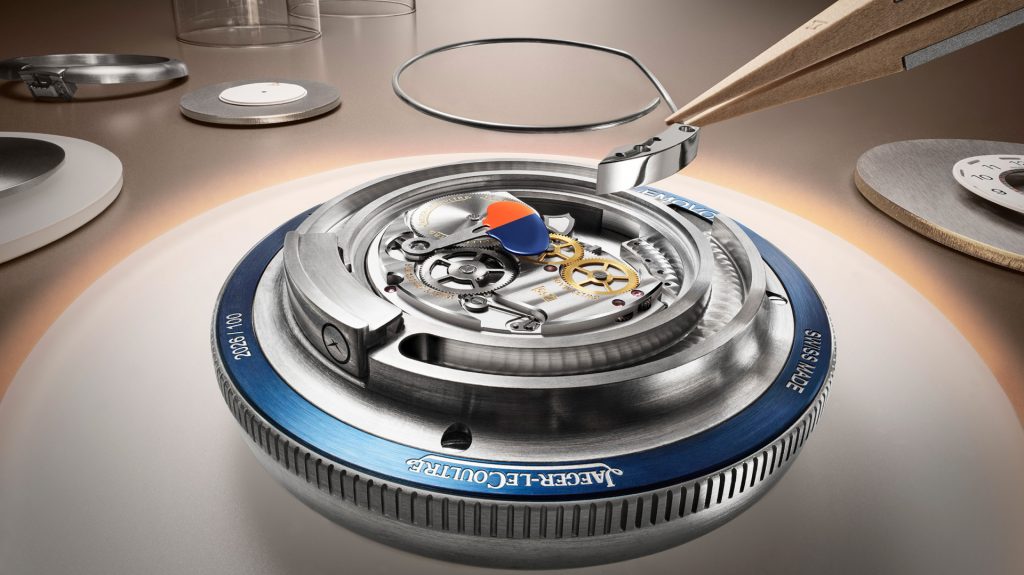 Continuing the philosophy of functional minimalism, a folding stand is seamlessly integrated into the caseback