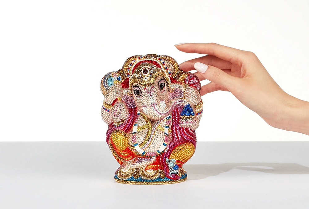 Ganesh Shri,  Judith Leiber The Chanakya luxury shopping, Judith Leiber India flagship store,