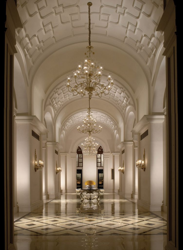 The Leela Palace New Delhi Lutyens architecture style, The Leela Palace New Delhi grand interiors, 