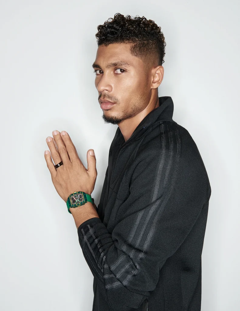 Inside sits the automatic calibre CRMA7, a skeletonised movement displaying hours and minutes with the sort of visual drama