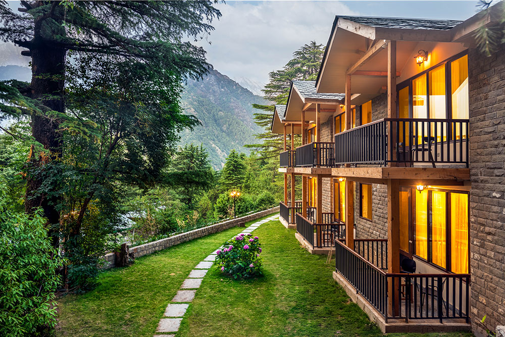 eagles nest mcleodganj peaceful resort stay, eagles nest hotel himachal valley view resort, 