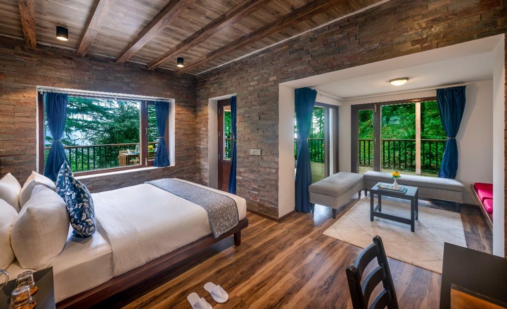 eagles nest mcleodganj eco nature resort, eagles nest hotel best hillside hotel himachal, 