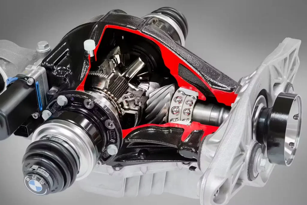 A differential, in its simplest form, allows the wheels on the same axle to rotate at different speeds