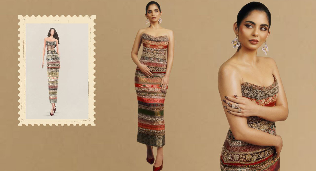Isha Ambani Wears A Living Map Of Indian Textiles For Pre-Met Dinner