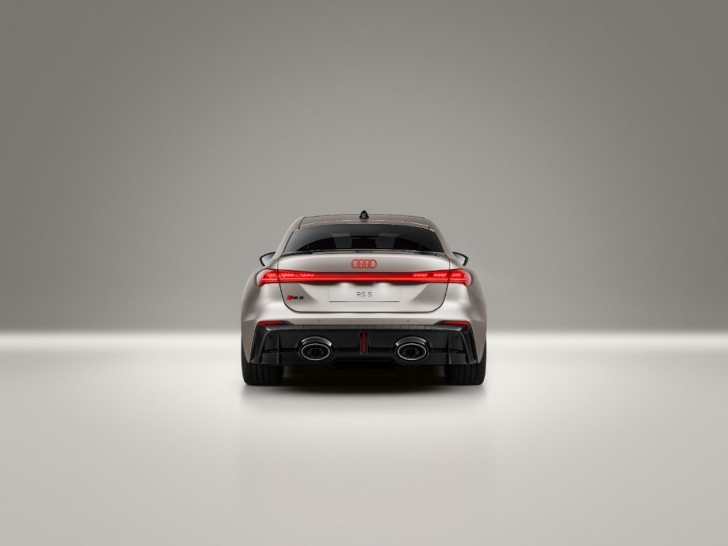 Visually, the RS 5 also leans into its motorsport theatre. Finished in a special Titanium