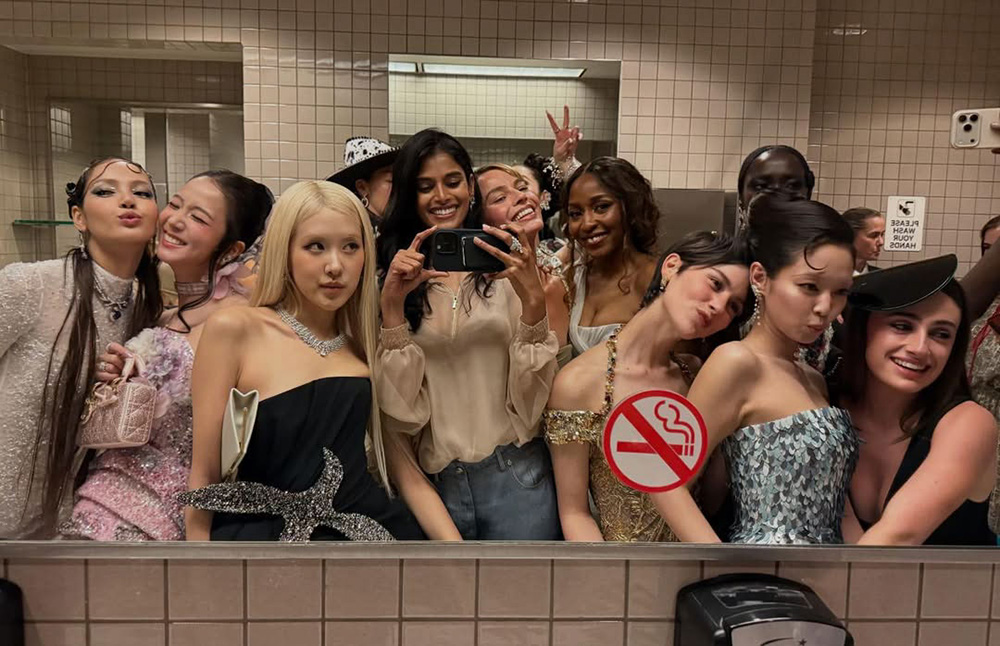 Met Gala 2026, Bhavitha Mandava chanel girl, Bhavitha Mandava walks for chanel, Bhavitha Mandava face of chanel, Bhavitha Mandava jeans at met gala, chanel racist,