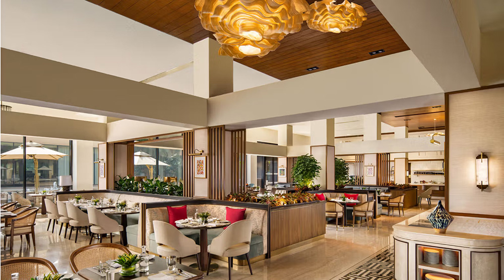 Vista at Taj Surajkund Resort & Spa, Delhi NCR, best five star restaurants in India Mother’s Day dinner, best candlelight dinner restaurants in India Mother’s Day India, best outdoor dining restaurants in India Mother’s Day,