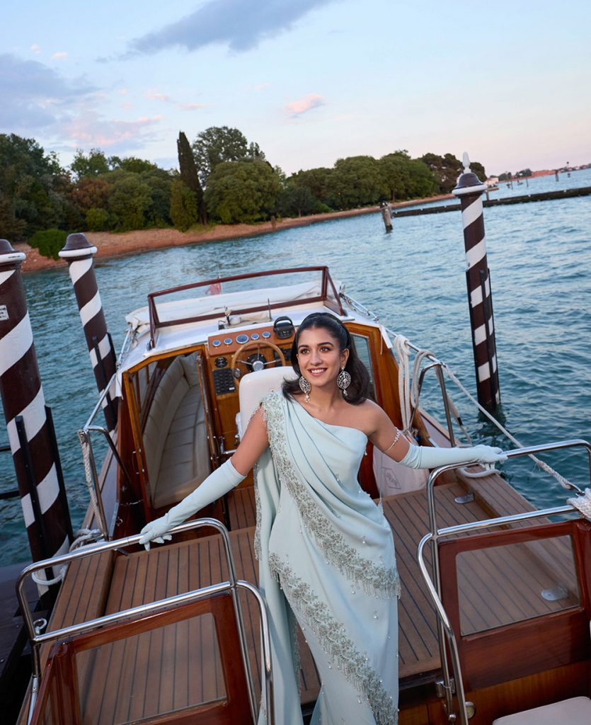 Radhika’s Givenchy Saree Gown