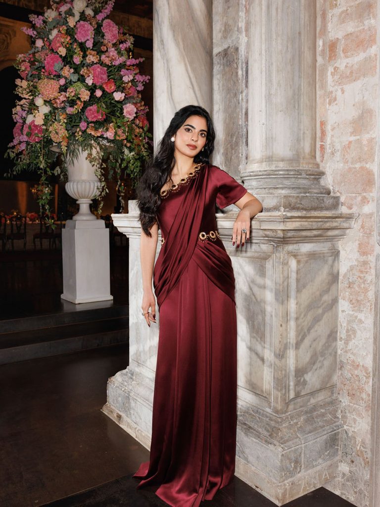 Isha’s Chanel Saree Gown