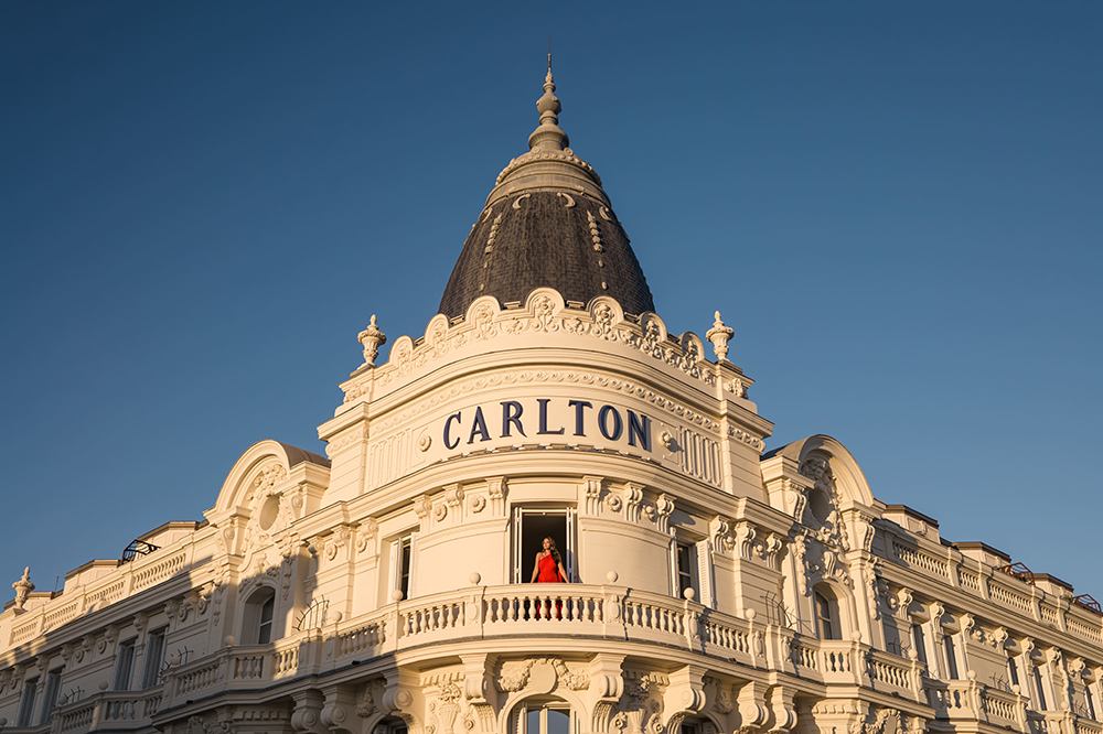 Carlton Cannes_Facade, celebrity hotels in Cannes,Cannes luxury hotels,