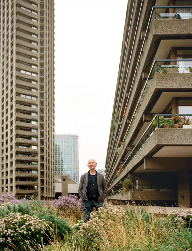 Nigel in London’s Barbican gardens, where his steppe plantings are a lesson in creating beautiful schemes in tough soil with little water 