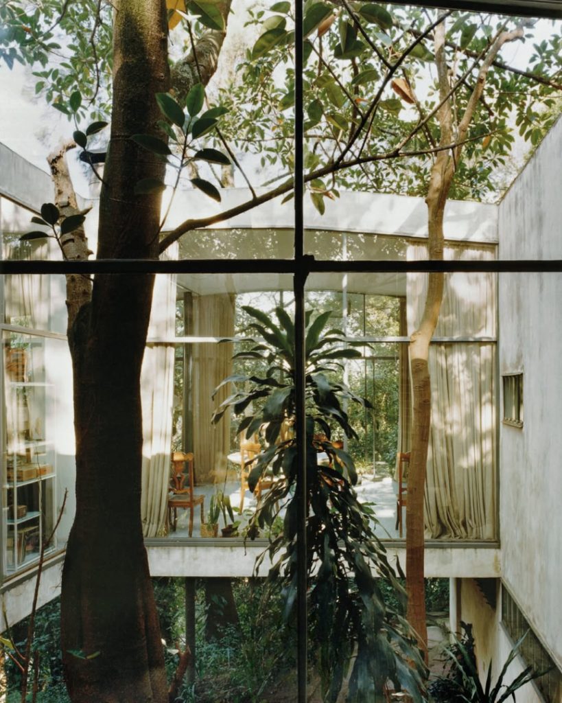 Designed by Lina Bo Bardi as her own residence, Casa de Vidro