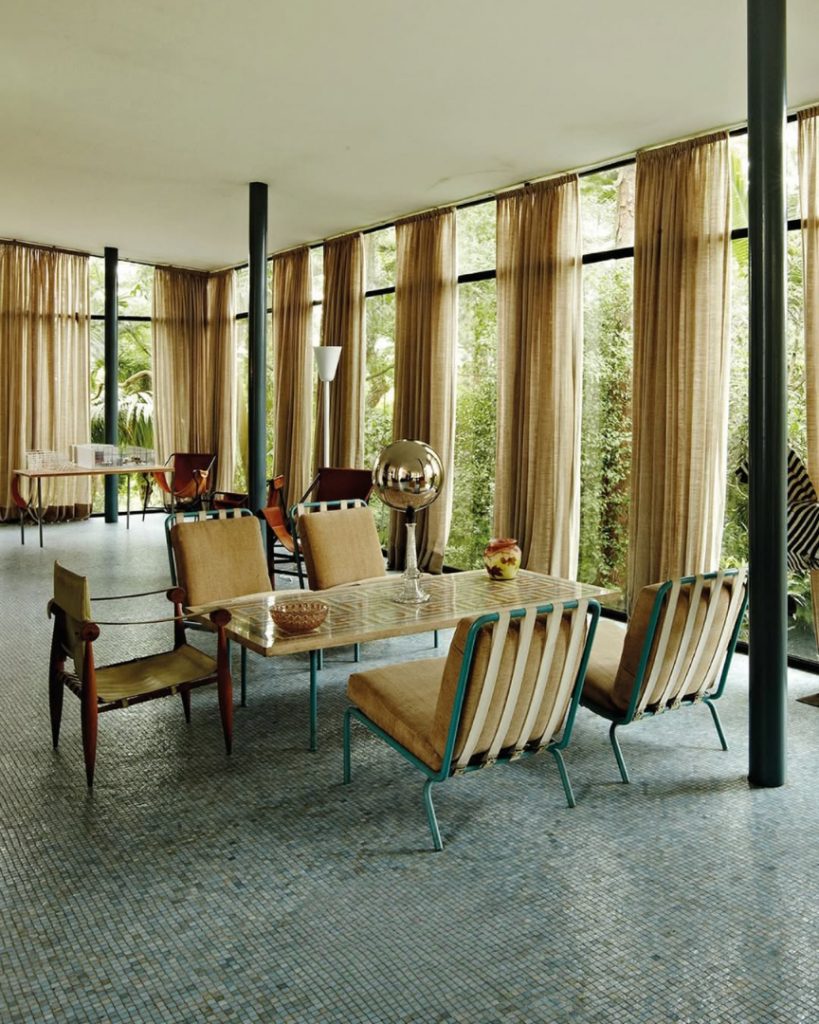 The transparency of the glass envelope means light is constantly moving