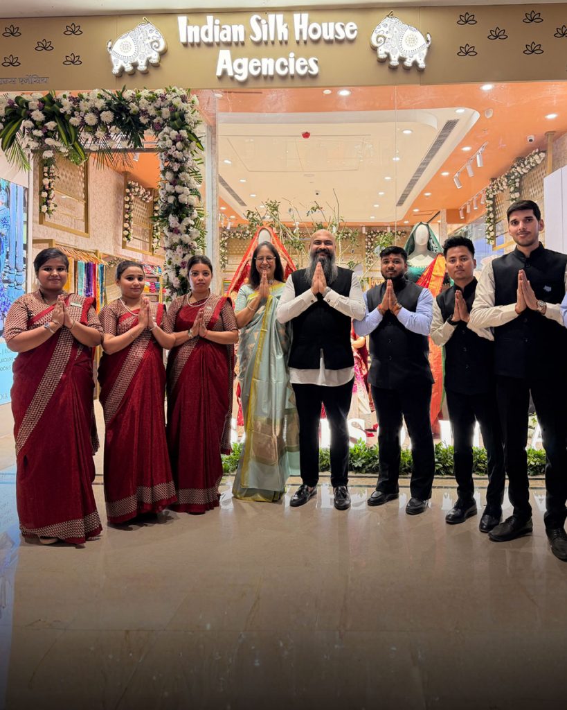 Darshan Dudhoria, Pratibha and Darshan Dudhoria Indian Silk House Agencies, Indian Silk House Agencies Pratibha Darshan Dudhoria, Pratibha Dudhoria and CEO Darshan Dudhoria Indian Silk House,