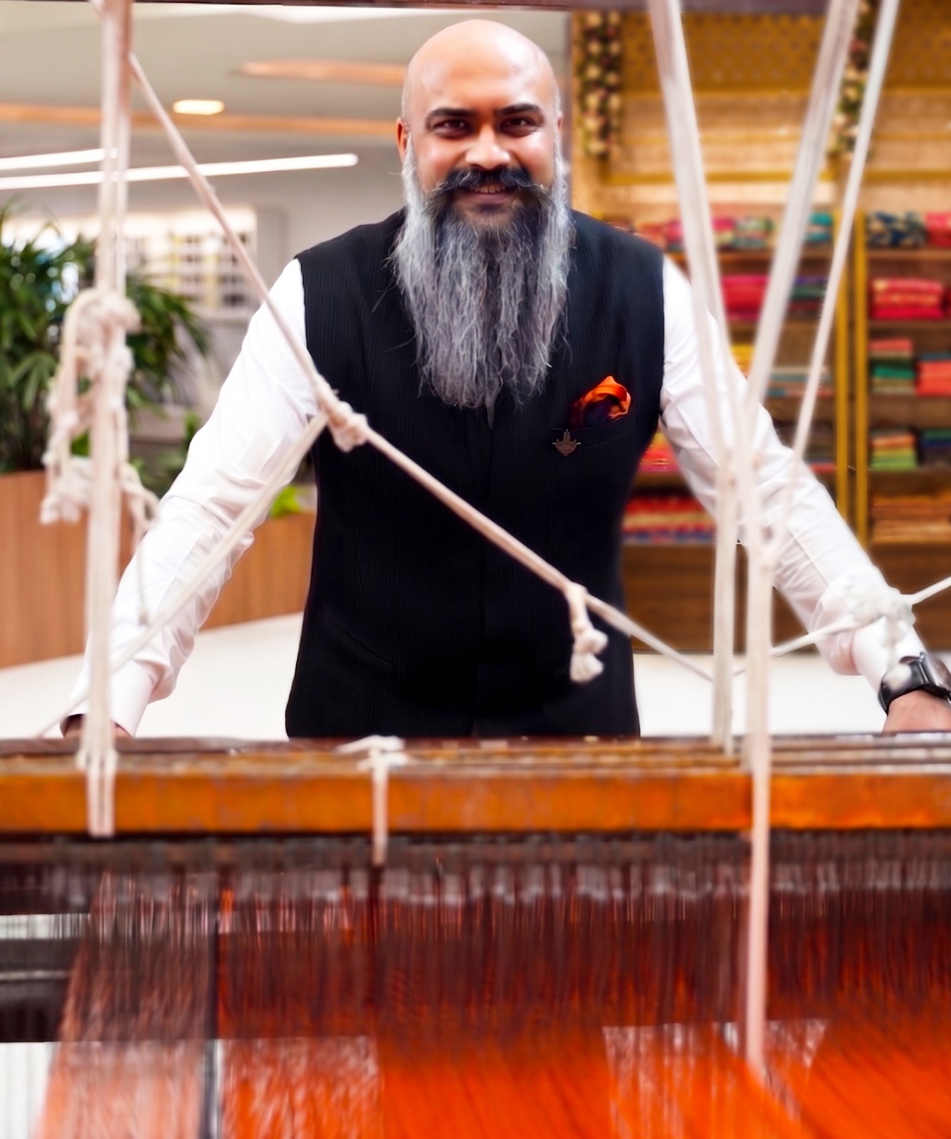Dudhoria CEO Indian Silk House Agencies,Indian Silk House designer sarees, Indian Silk House Agencies wedding collection, Indian Silk House handloom sarees,