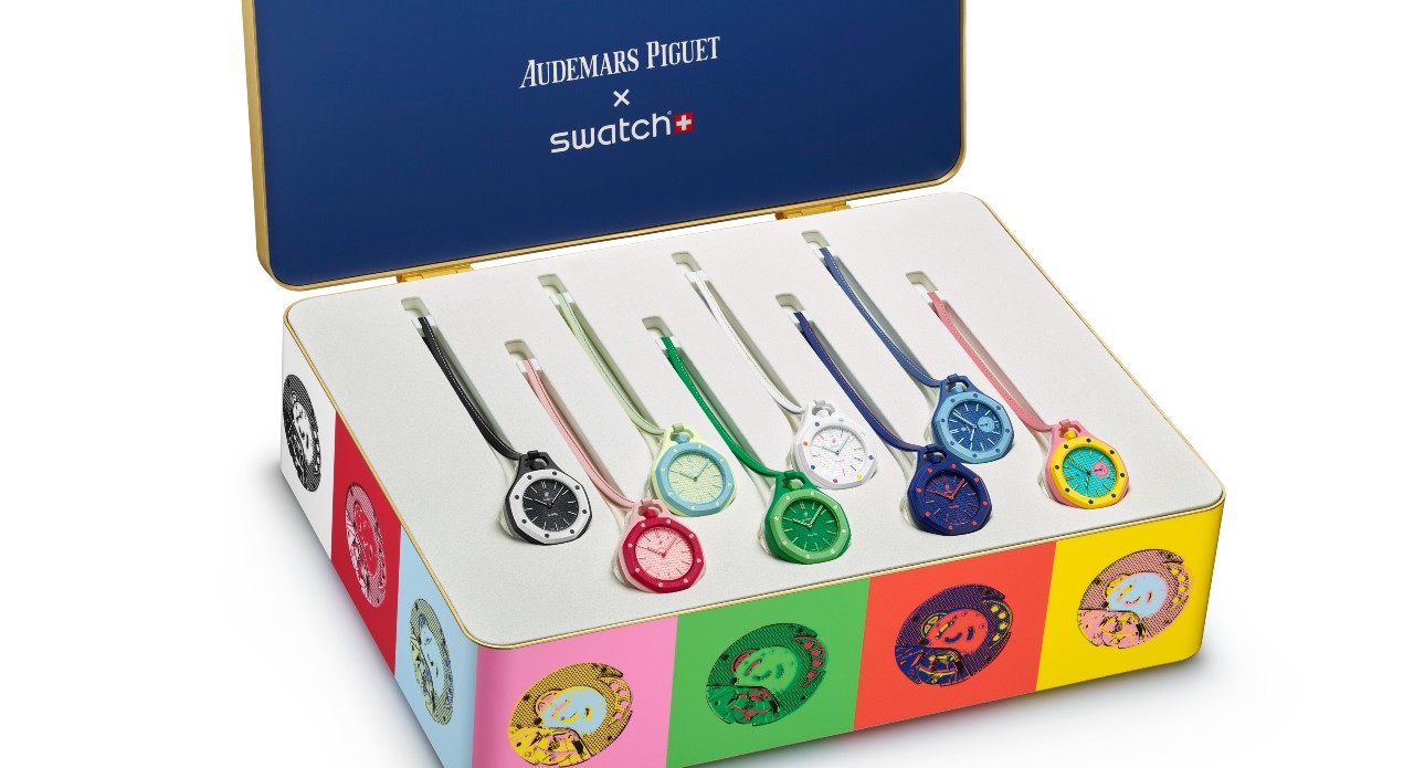 Audemars Piguet And Swatch Unveil The Royal Pop In Pocket Watch Format