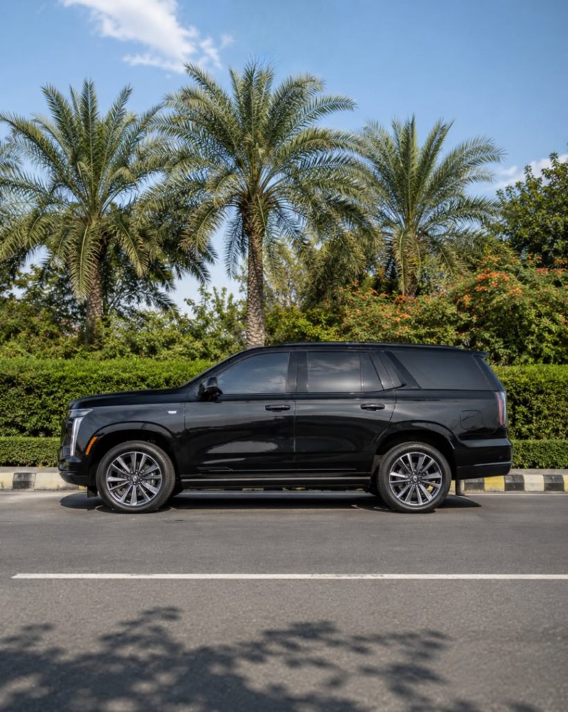 Finished in black, the Escalade-V becomes less of an SUV