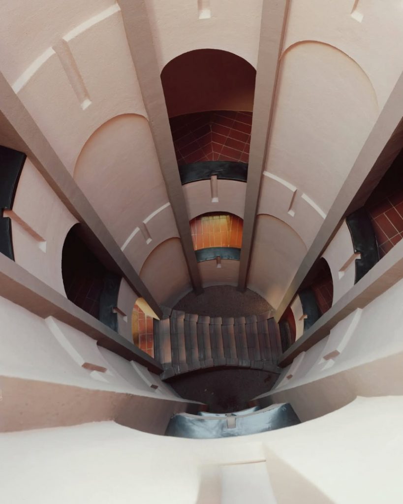 At the heart of the complex sits the studio itself, headquarters of Ricardo Bofill