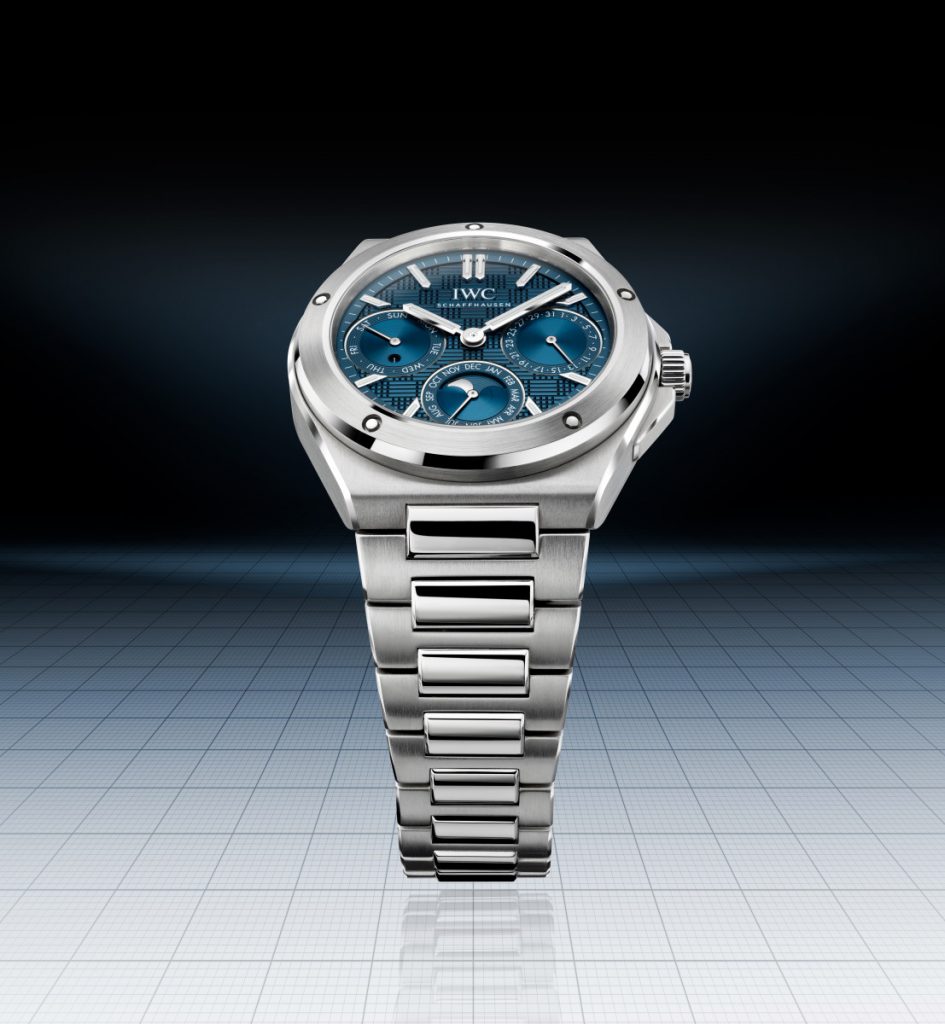 The IWC Schaffhausen Ingenieur Perpetual Calendar 41 is housed in a meticulously