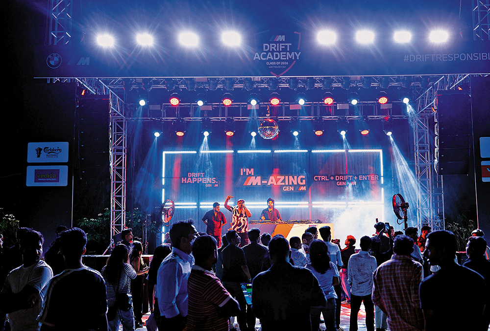 BMW M Drift Academy offers a controlled entry into high performance world of automobiles and beyond the track, an After Party brings community together over food and music
