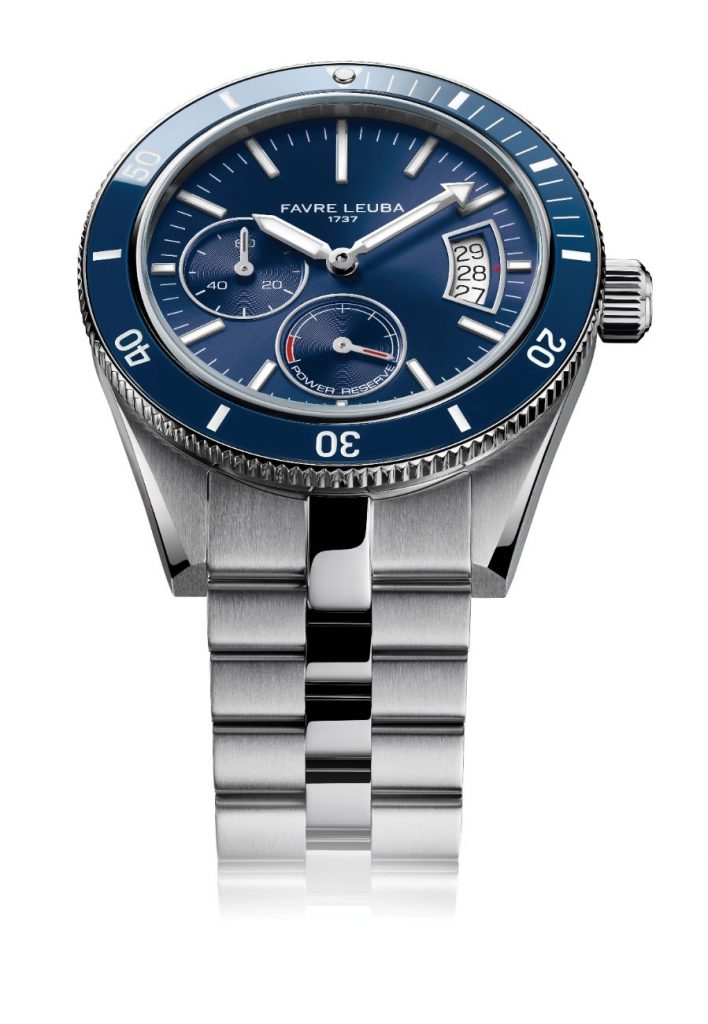 Powering the watch is the automatic FLP01 calibre, operating