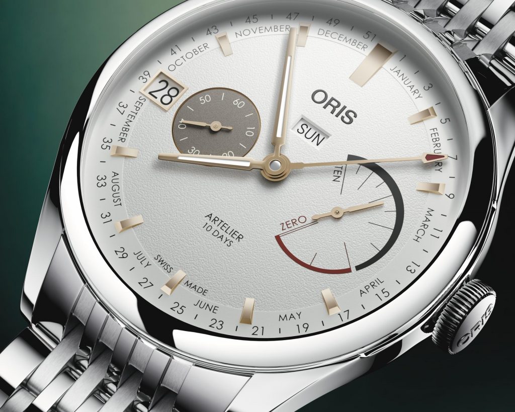 Inside sits the in-house Oris Calibre 113, and unlike countless “manufacture”
