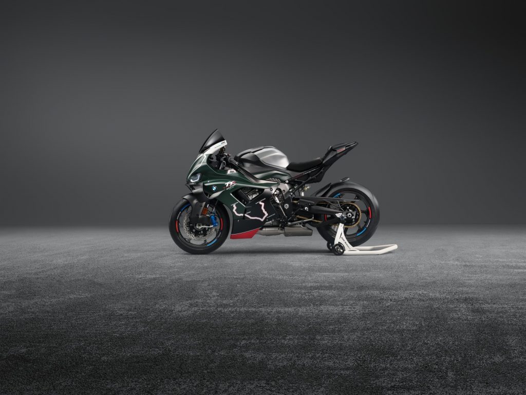 The first thing that grabs your attention is the paint. Rather than BMW's familiar motorsport colours