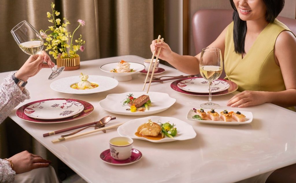 Walking into Yan Ting feels like stepping into an imperial dining salon reimagined for modern Singapore
