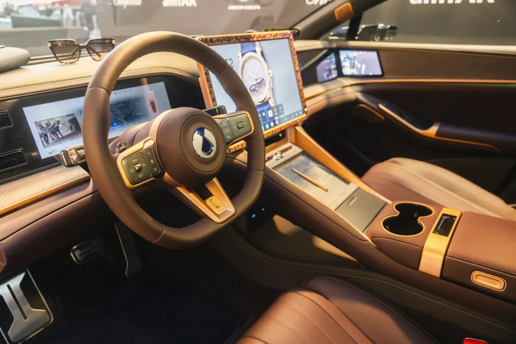 Step inside and it becomes immediately clear that this is not a conventional luxury vehicle