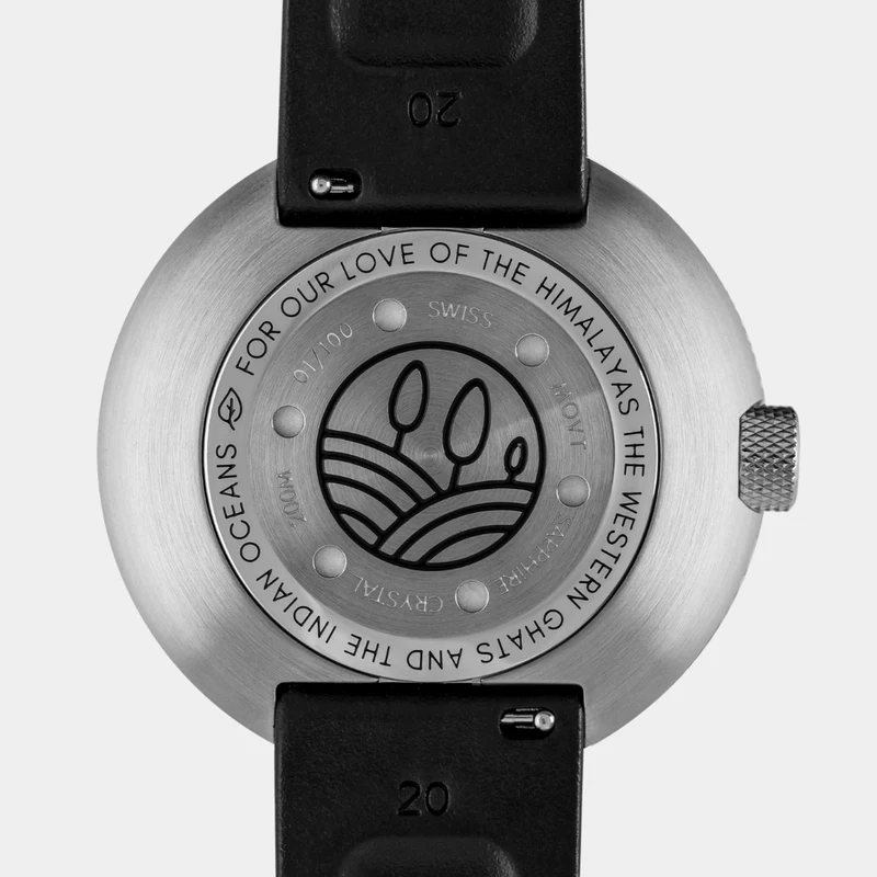 Turn the watch over and the story becomes even clearer