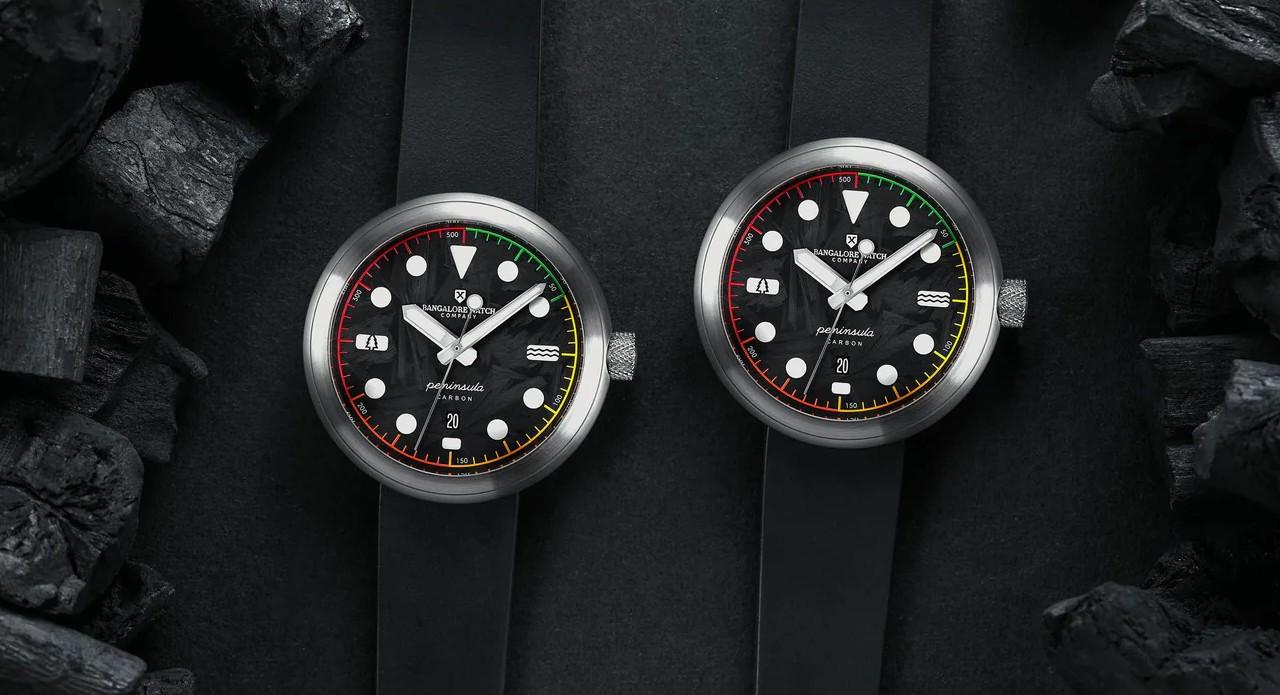 Built from carbon recovered from waste, shaped into a proprietary composite material and wrapped inside a robust sports-watch architecture, the Peninsula Carbon proves that innovation in modern watchmaking is no longer confined to movements alone but increasingly begins with the materials themselves