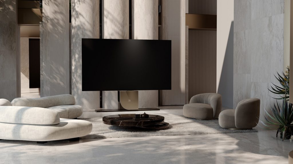 Of course, a Bugatti-inspired object cannot simply switch on like a normal television