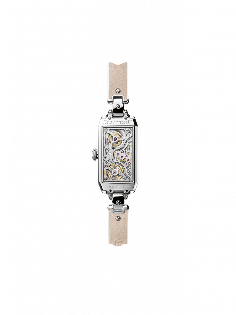 Completing the watch is a double-wrap calf leather strap