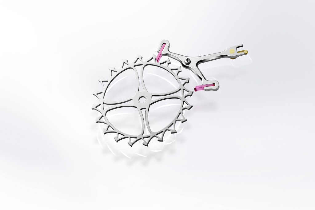 The balance wheel often receives all the attention because it's visibly oscillating