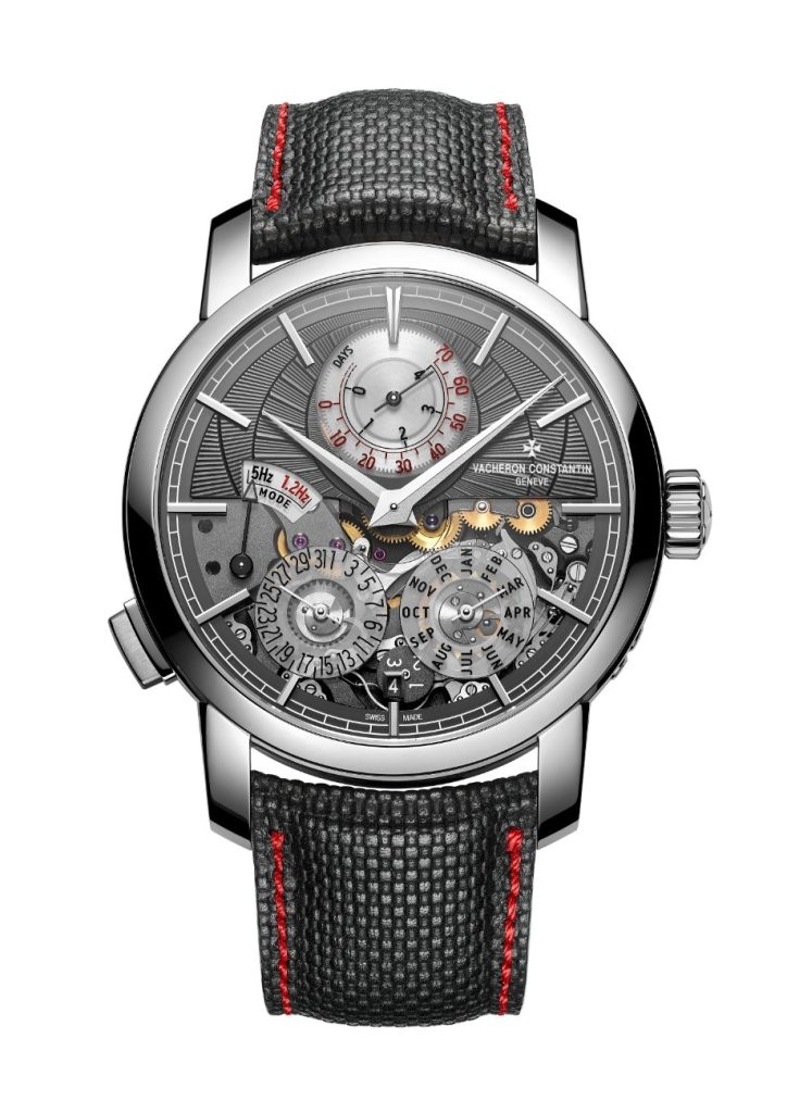 The real magic happens inside with the hand-wound Calibre 3610 QP