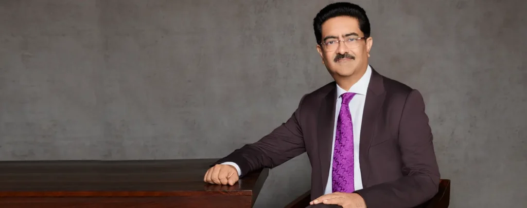 The chairman of Aditya Birla Group, Kumar Mangalam Birla represents