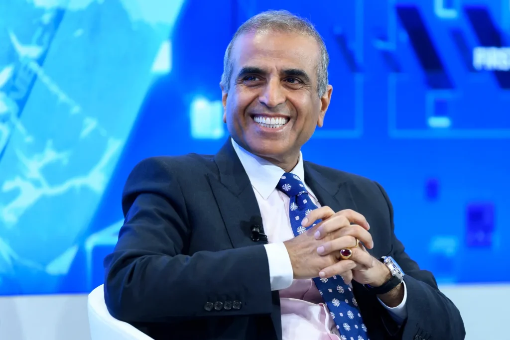The founder and chairman of Bharti Enterprises, Sunil Bharti Mittal