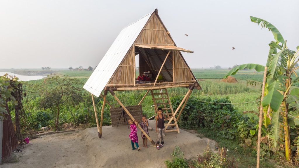 Among her most innovative ideas is Khudi Bari, a modular housing concept