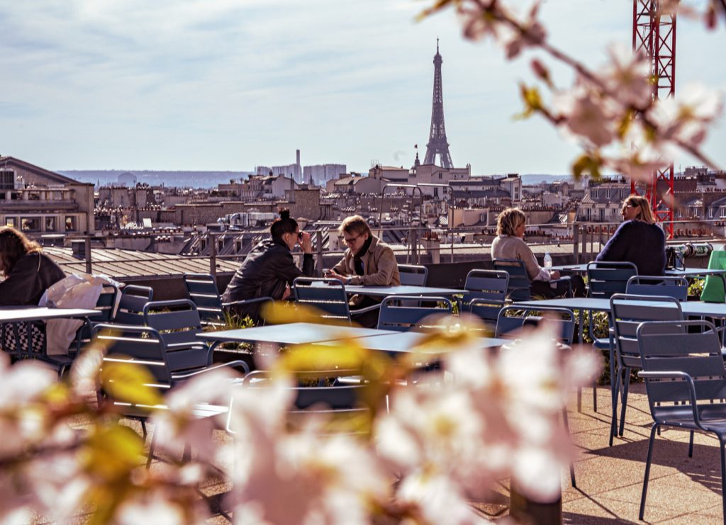 At Printemps Haussmann, fashion rises above the city