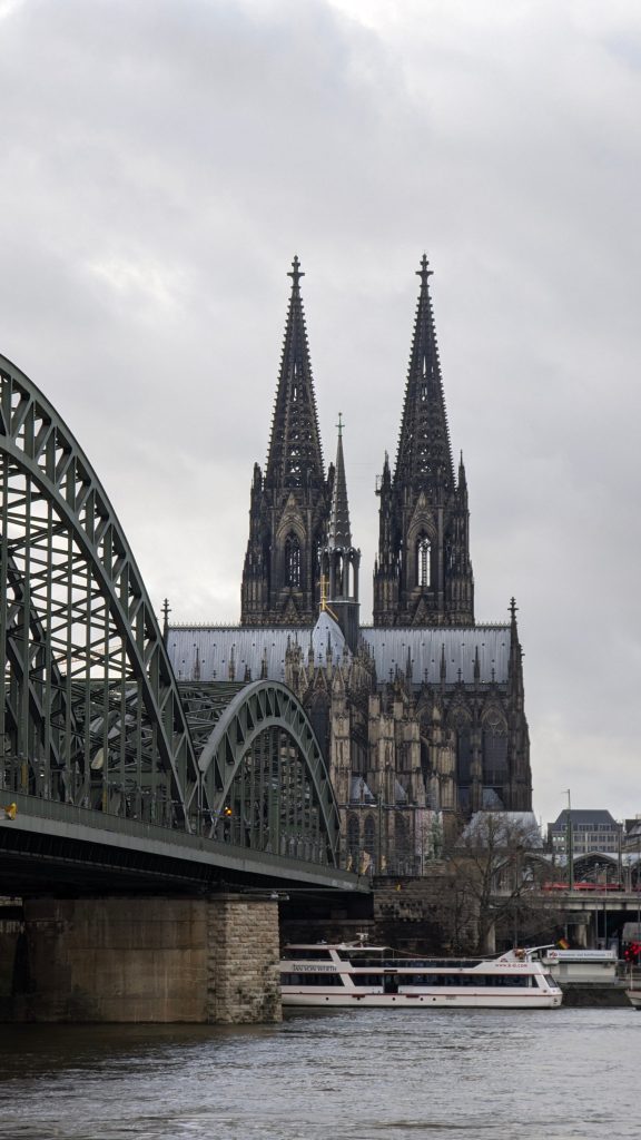 The Cologne Cathedral stands as one of the greatest achievements of Gothic architecture