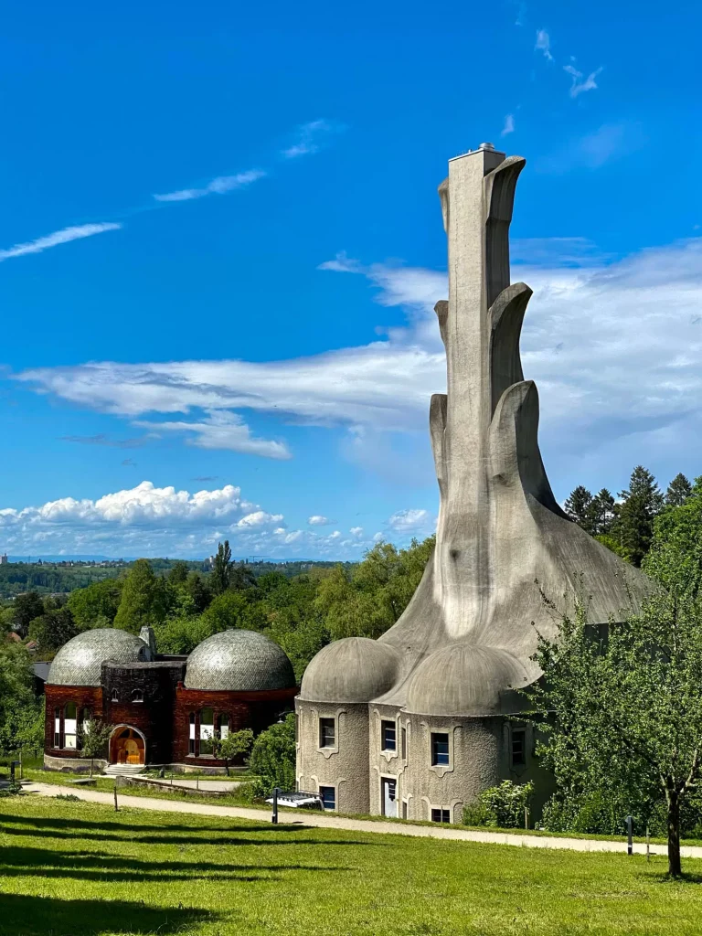 Around the Goetheanum, Steiner developed a collection of buildings that continued the same philosophy