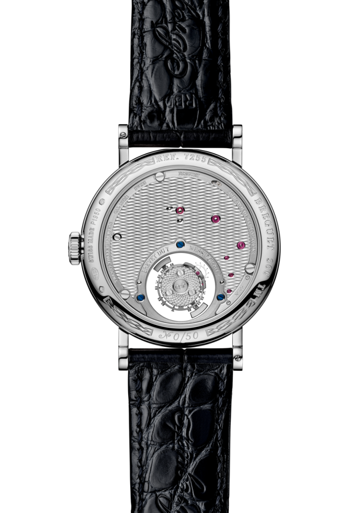 The movement is also a showcase of traditional finishing techniques