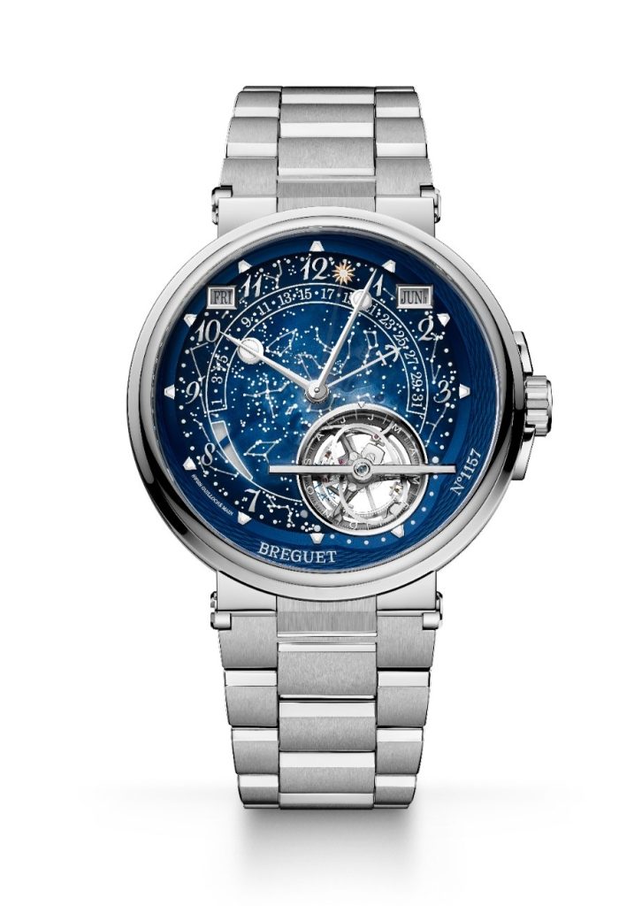 The Breguet Marine Tourbillon Equation Marchante 5887 is a tribute to Abraham-Louis Breguet