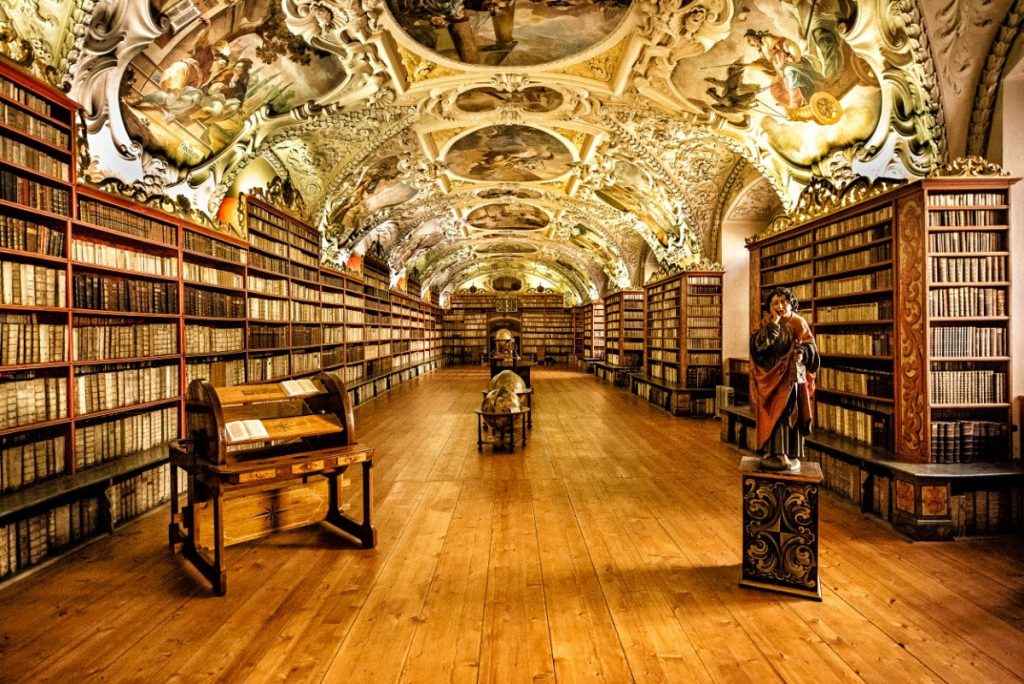 Located inside the historic Strahov Monastery, the Strahov Library