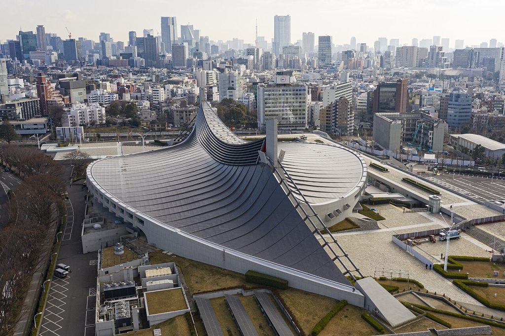 Built for the 1964 Summer Olympics, Yoyogi National Stadium remains