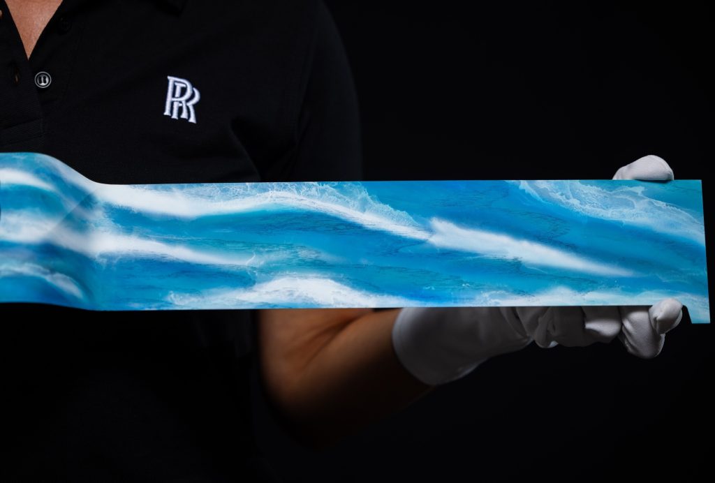 Most manufacturers install wooden trim. Rolls-Royce creates furniture worthy of a royal residence