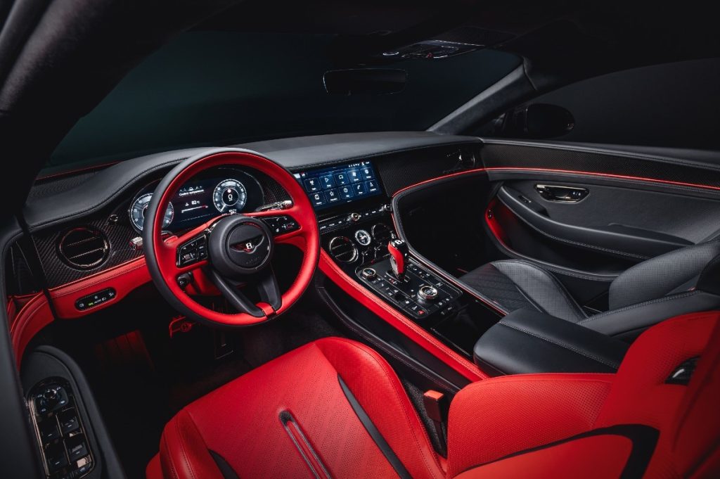 Step inside and it becomes immediately obvious that this is no ordinary grand tourer