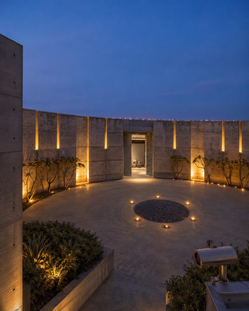 Forget Mediterranean villas or Hollywood glamour. This house