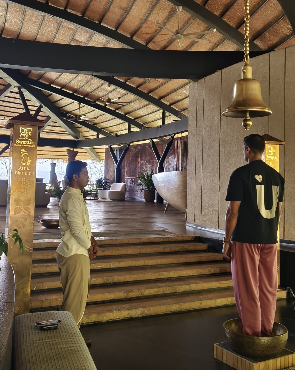 The shift began almost immediately. Instead of a conventional check-in desk and welcome drink